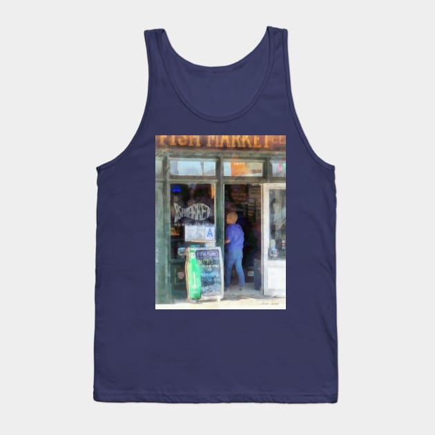 Manhattan NY - Fish Market Tank Top by SusanSavad